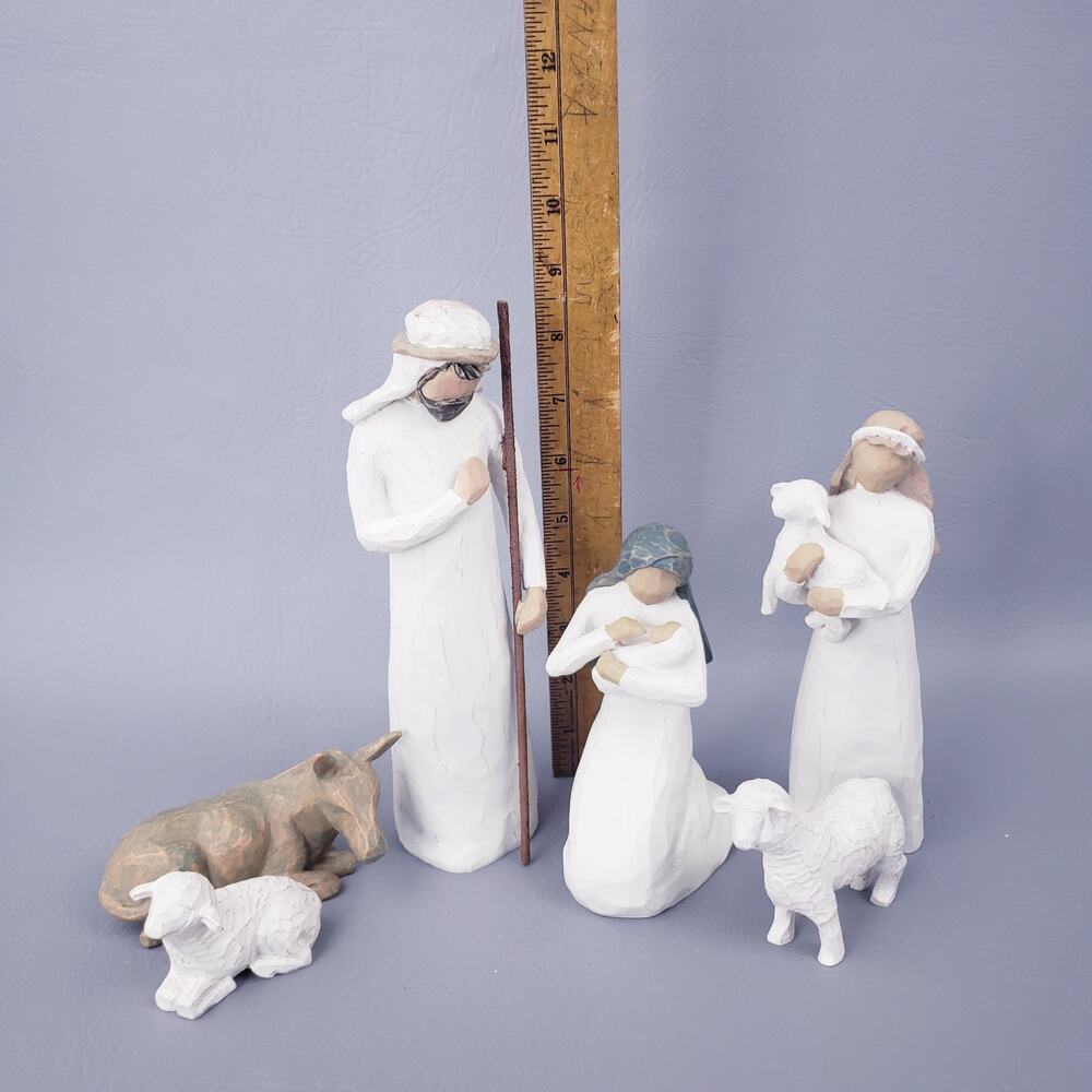 DEMDACO Willow Tree #26005 Nativity Hand Painted Sculpted Figures Christmas - Picture 8 of 12